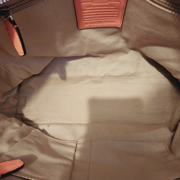 COPY - Coach Perforated Carryall Candace Pink/Peach - Picture 3 of 8